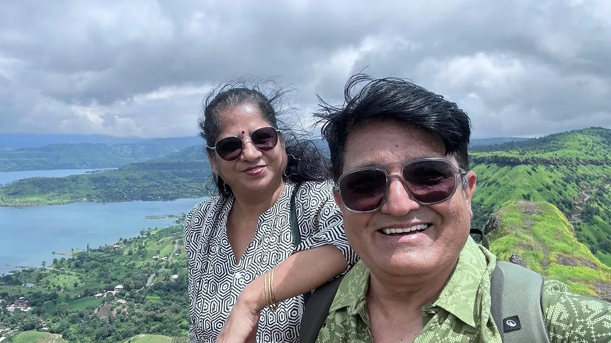 Enjaying the bliss of nature at sajjangad